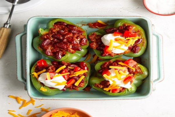 Taco Stuffed Pepper Cups