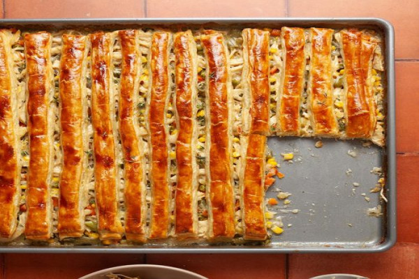 Sheet Pan Chicken Potpie