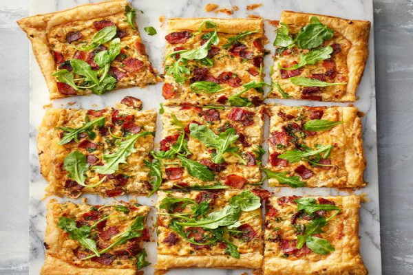 Clam and Bacon Tart