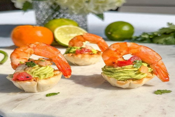 Avocado Shrimp Tartlets