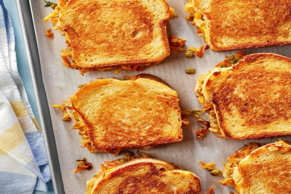 Samosa Grilled Cheese Sandwiches