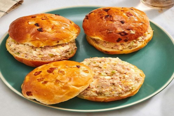 Baked Ham Salad Sandwiches