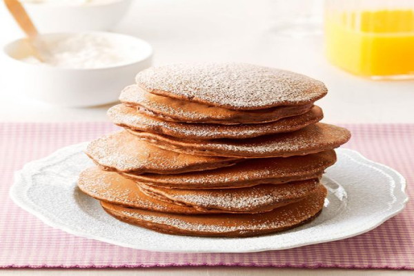 Mini Chip Cocoa Pancakes