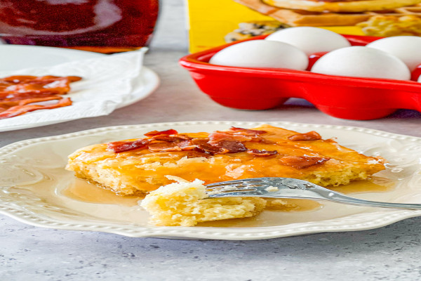 Maple Bacon Oven Pancake