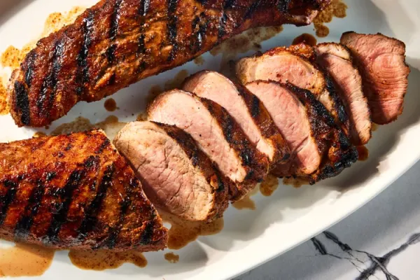 Spice Rubbed Grilled Pork Tenderloin