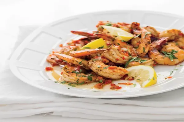 Creole Shrimp with Garlic and Lemon