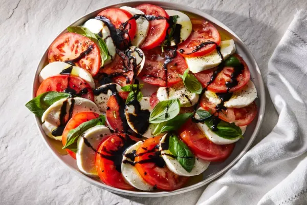 Caprese Salad with Balsamic Reduction
