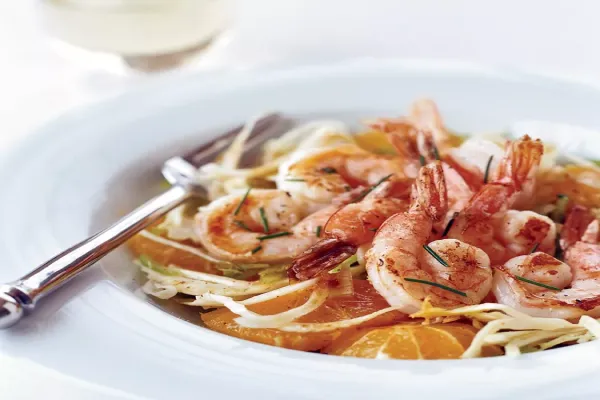 Shrimp with Fresh Citrus Sauce