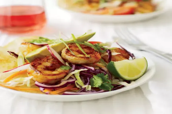 Chipotle Shrimp Tostadas
