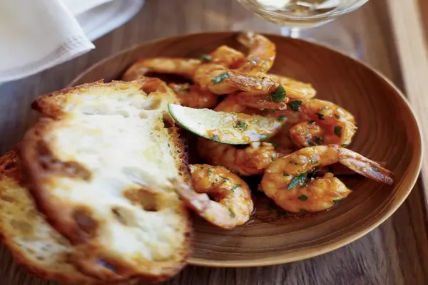 Smoky Citrus Shrimp with Parsley