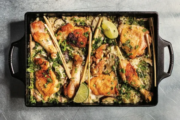Lemongrass Chicken and Rice Casserole