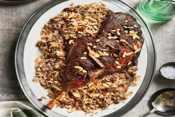 Hashweh (Spiced-Lamb-and-Rice Pilaf)