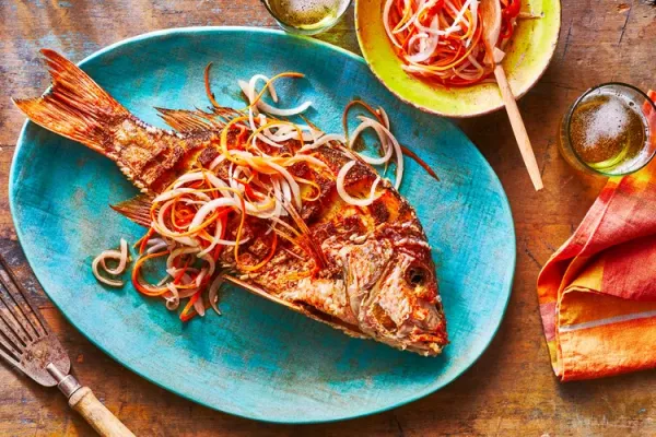 Kwame's Escovitch Snapper