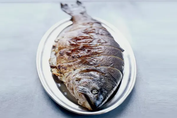 Stuffed Whole Wild Salmon