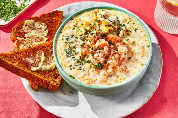 Seafood and Seaweed Chowder