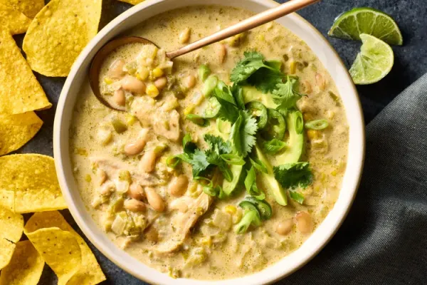 Slow Cooker White Chicken Chili