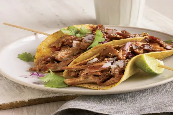 Beer-Braised Turkey Tacos