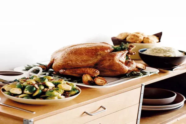 Herb Roasted Turkey with Maple Gravy