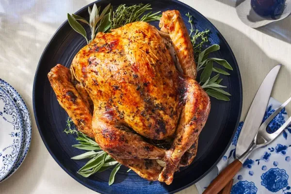 Roasted Salt Brined Turkey