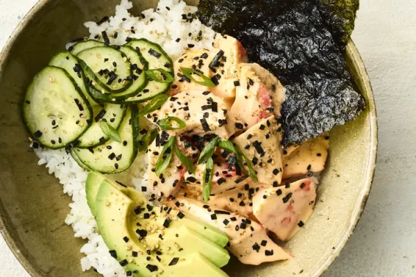 Spicy California Roll Bowls