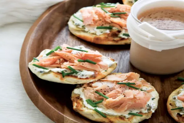 Smoked-Trout-and-Caper-Cream-Cheese Toasts