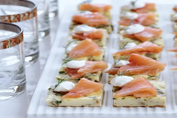 Mini Herb Frittatas with Smoked Salmon
