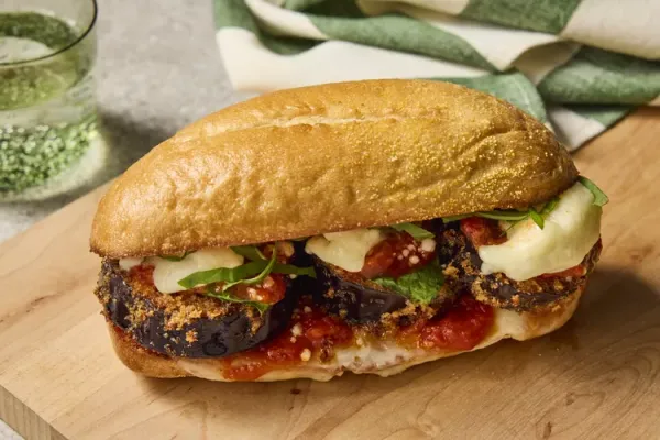 Eggplant Parmesan Sandwiches