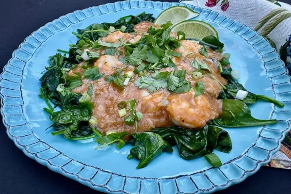 Shrimp in Coconut Curry Sauce