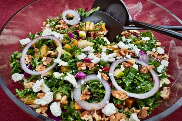 Kale and Roasted Butternut Squash Salad